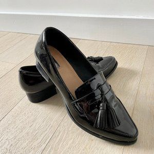 Tahari Louisa Tassled Patent Loafers